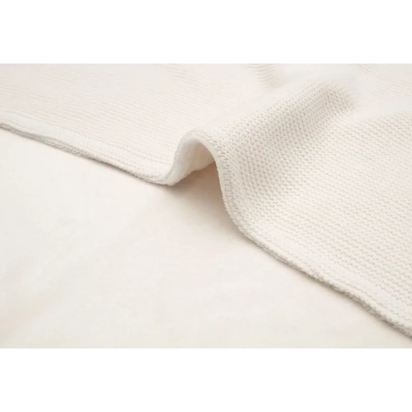Paturica Jollein Basic Knit Ivory/Fleece, 75x100 cm