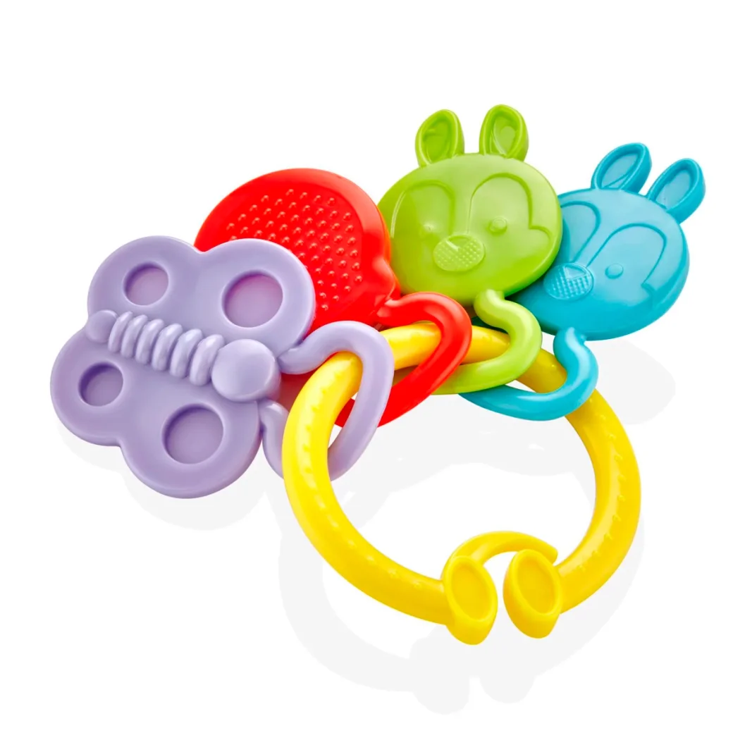 Игрушка для прорезывания зубов BabyJem Rattle Teether Желтая