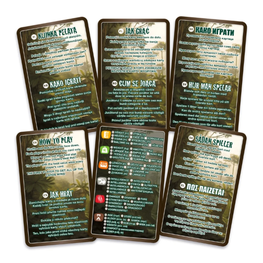 Joc de masă Top Trumps "Dinozauri" (en)
