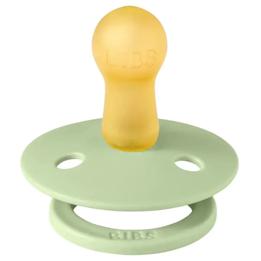 Set 2 suzete rotunde din latex BIBS Colour Sage/Cloud (6-18 luni) foto