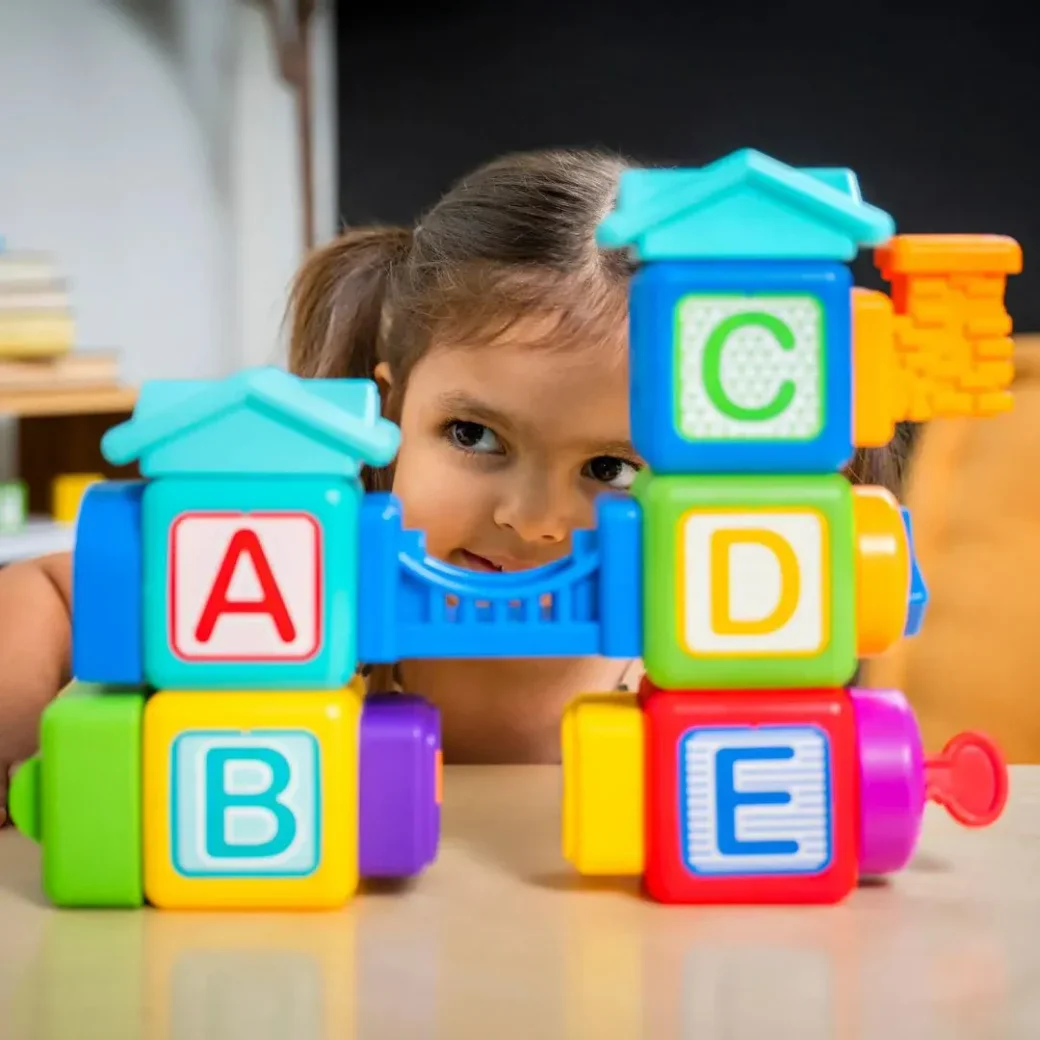 Магнитные кубики Baby Einstein Bridge & Learn, 15 штук foto