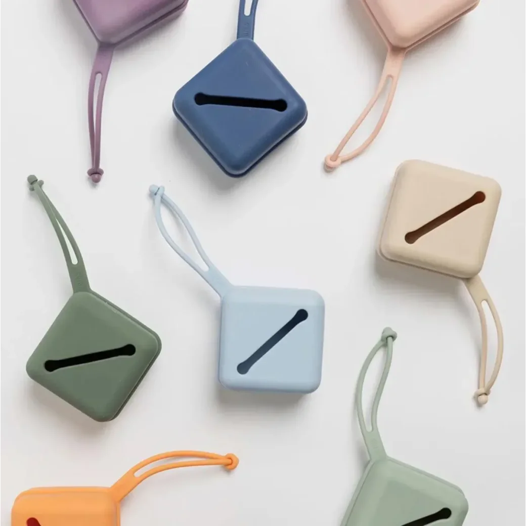 Cutie pentru suzete din silicon BIBS Blush foto