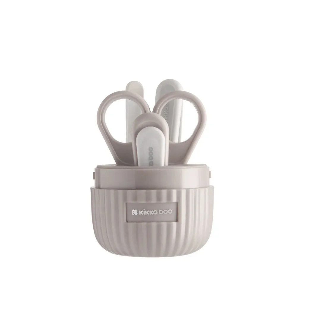 Set de manichiura KikkaBoo Beige, 4 piese foto