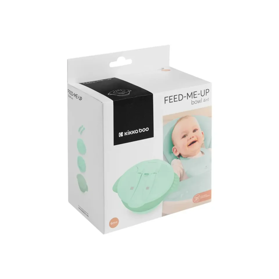 Многофункциональная миска 4 в 1 KikkaBoo Feed-me-up Mint foto