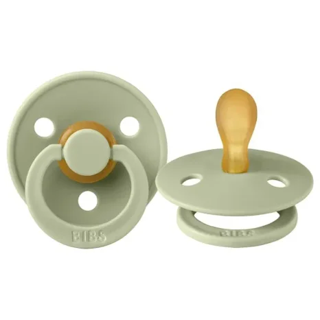 Suzeta simetrica din latex BIBS Colour Sage (0-6 luni) foto