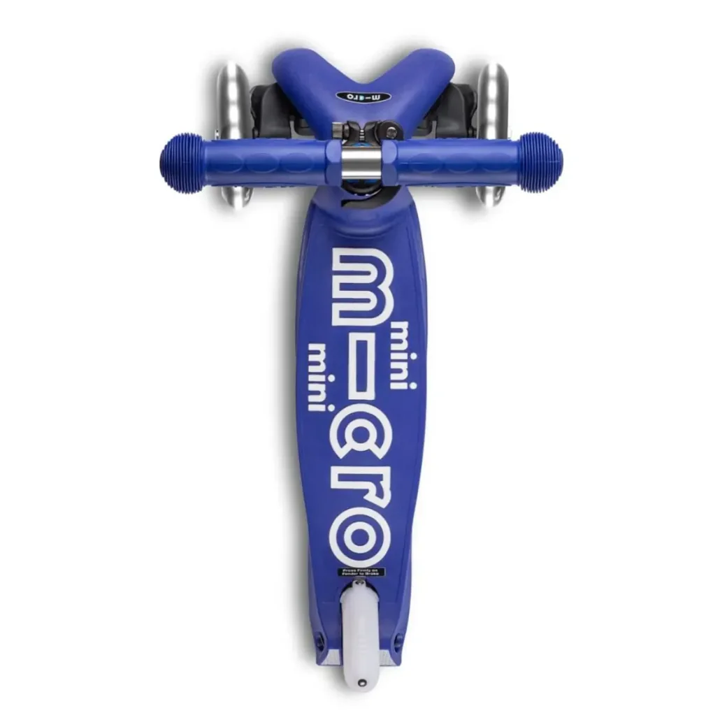Trotineta Micro Mini Deluxe LED Blue White foto