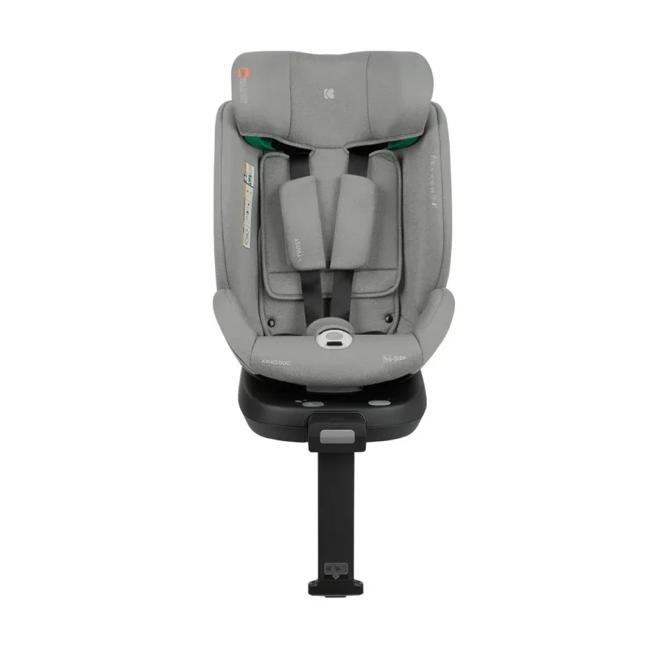 Вращающееся автокресло с изофиксом KikkaBoo i-Twist Light Grey, 40-150 см foto