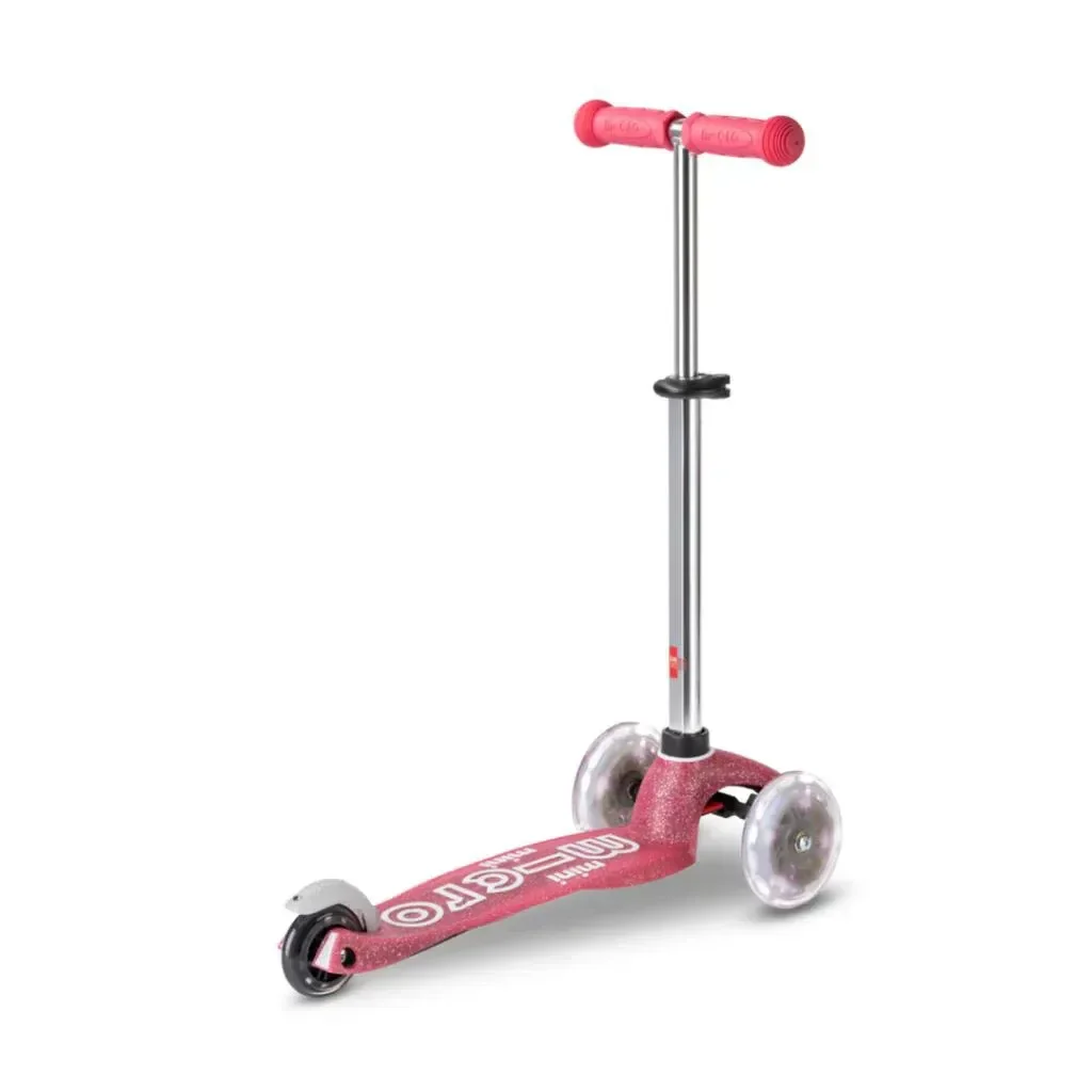 Самокат Micro Mini Deluxe Fairy Glitter LED Pink foto