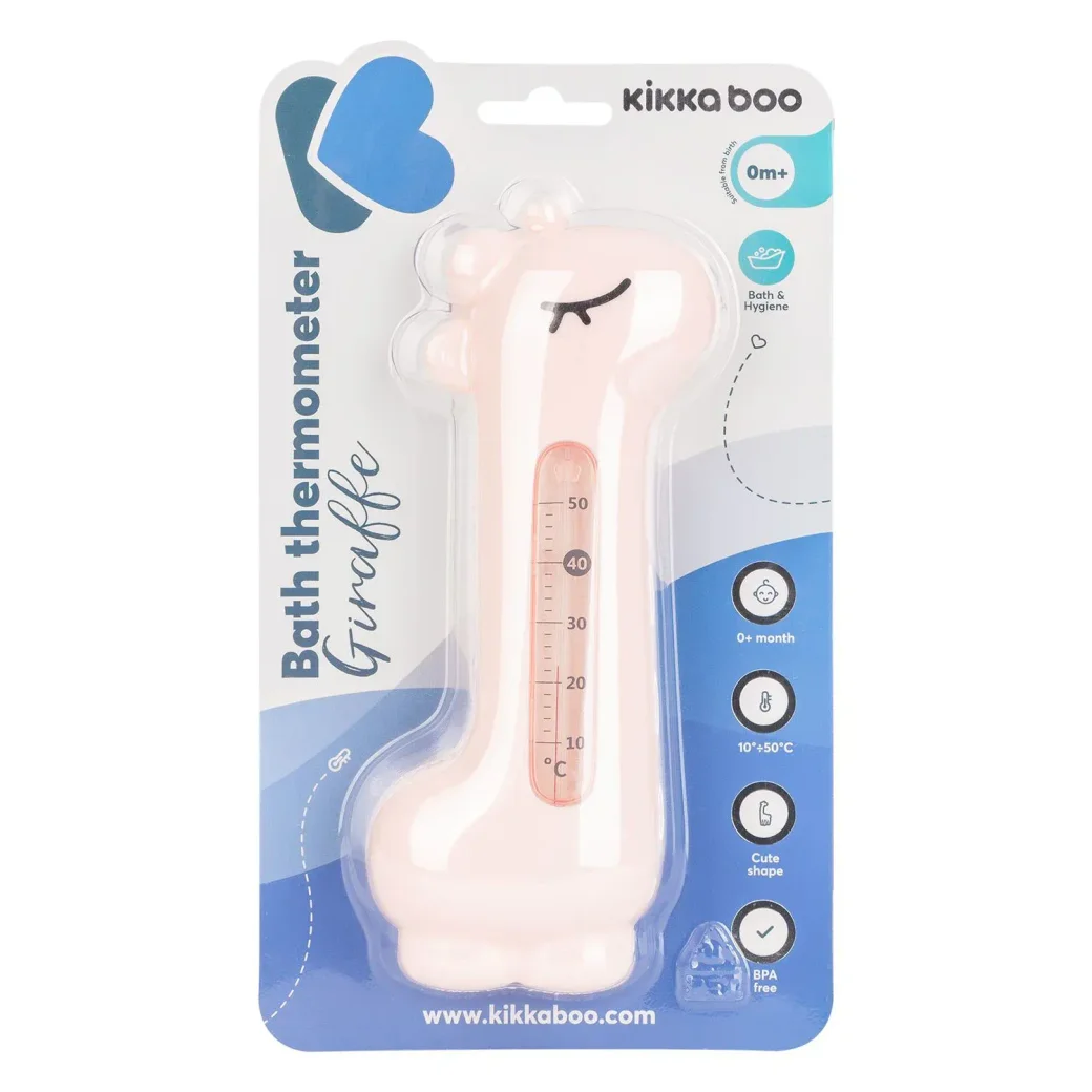 Термометр для ванны KikkaBoo Giraffe Pink foto
