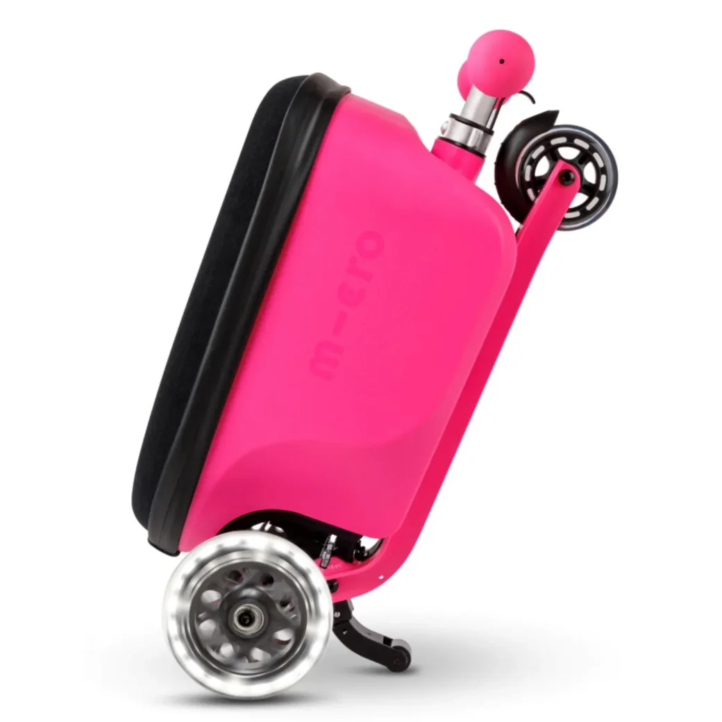 Trotineta Micro Luggage Junior Patch & Play Pink foto