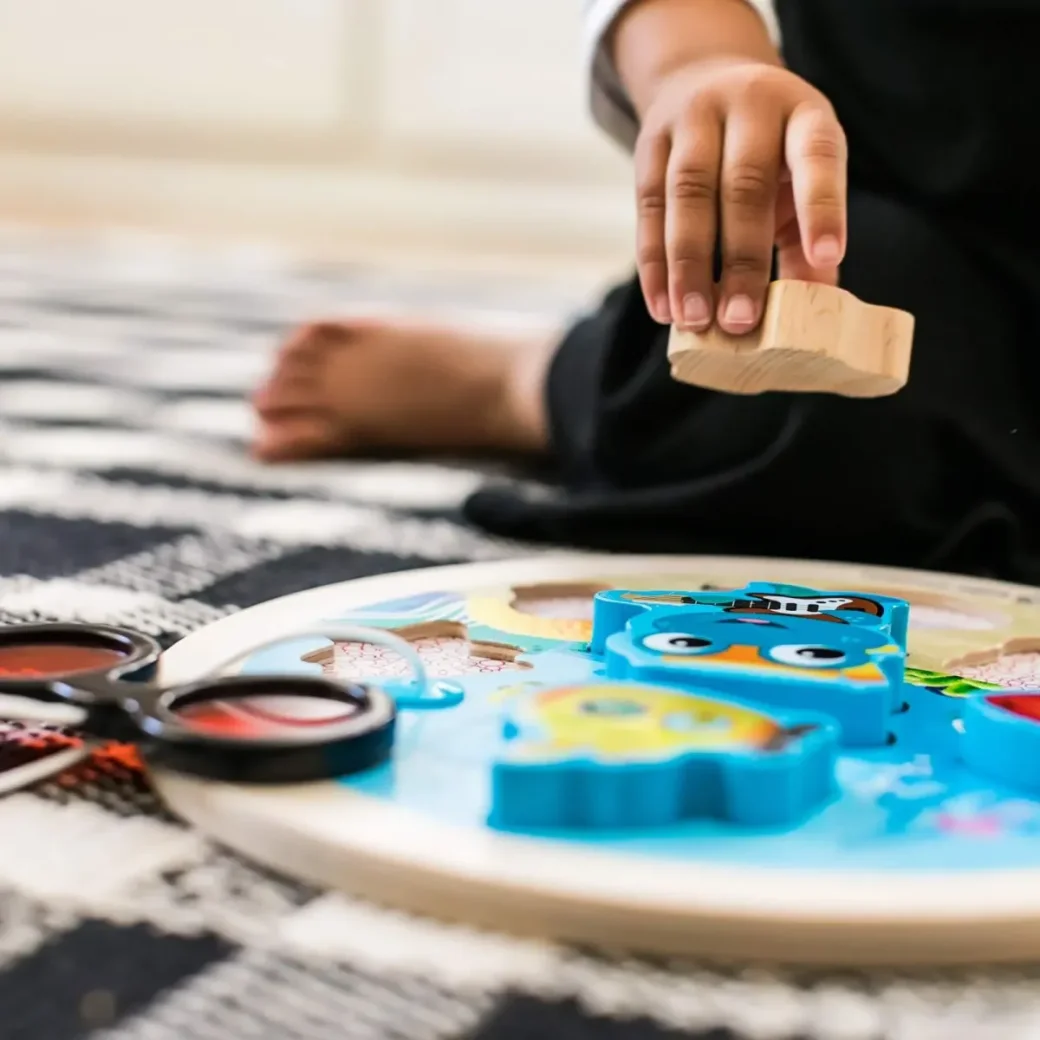 Jucarie de lemn Hape & Baby Einstein Submarine Adventure Puzzle™ foto