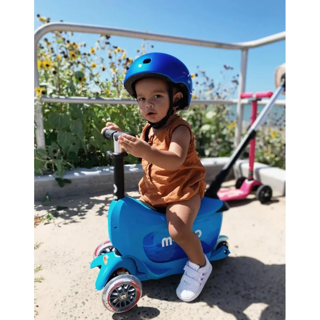 Trotineta Micro Mini2go Deluxe Plus Blue foto