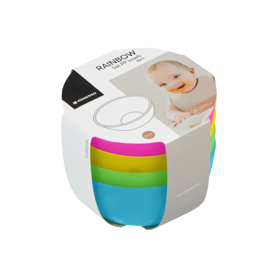 Set 4 boluri KikkaBoo Rainbow foto