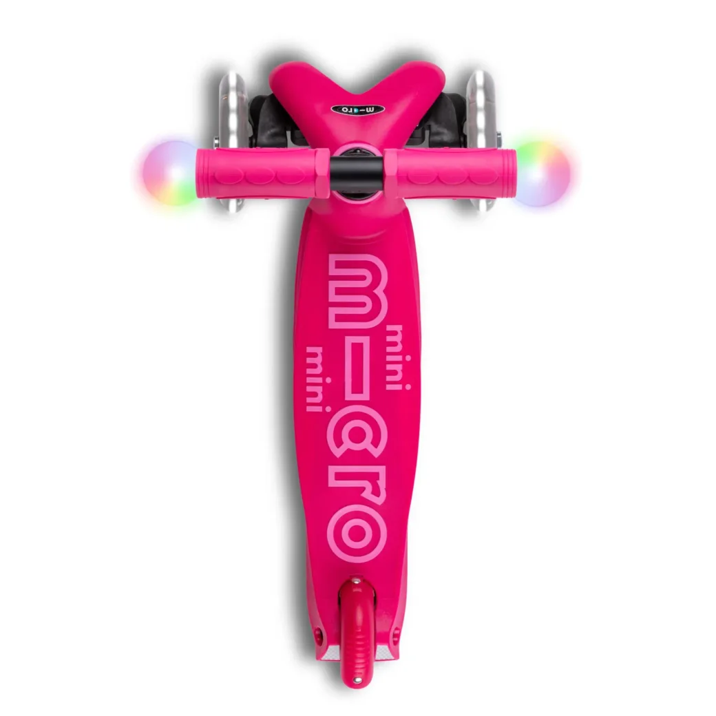 Trotineta Micro Mini2Grow Deluxe Magic LED Pink foto