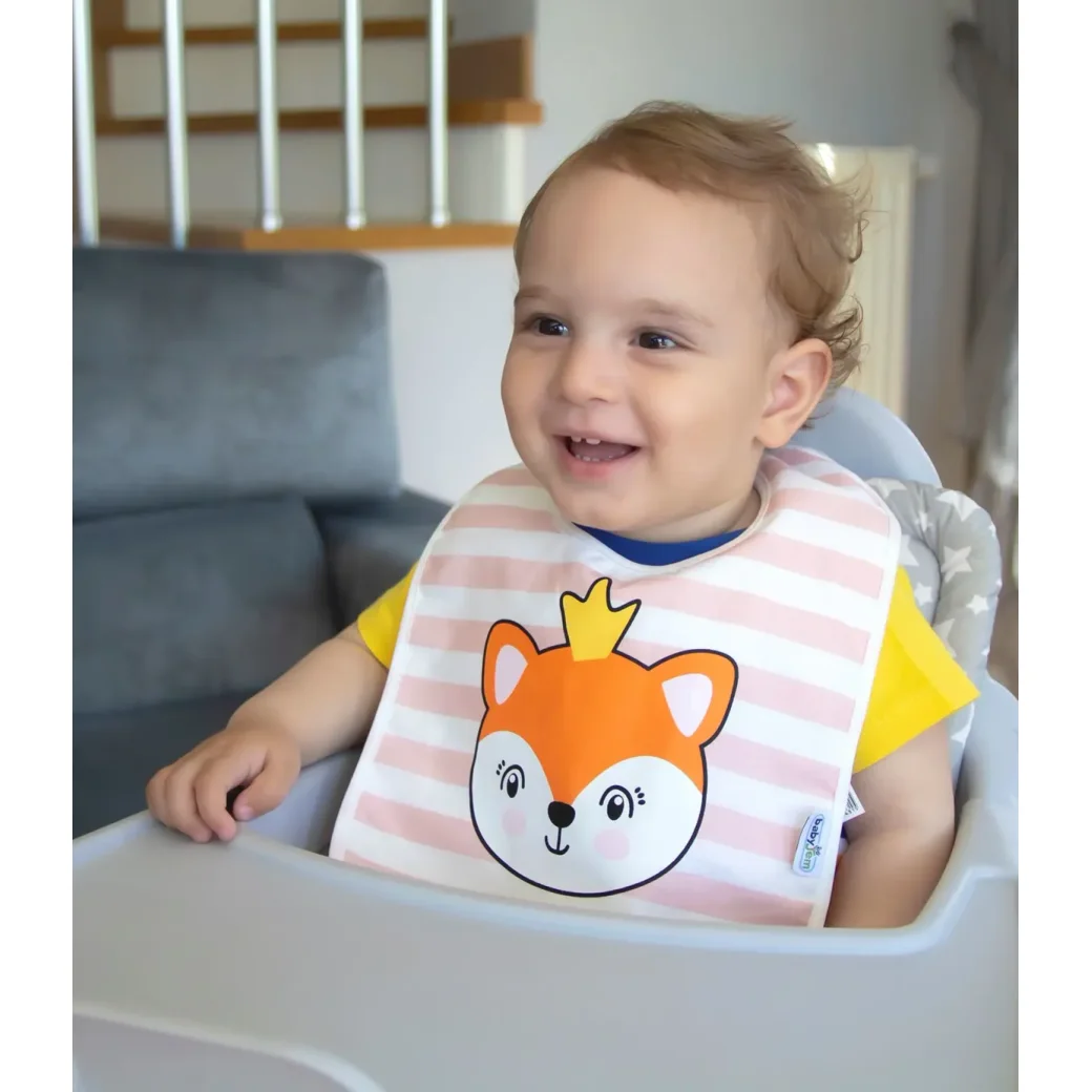 Baveta pentru copii BabyJem Roz foto