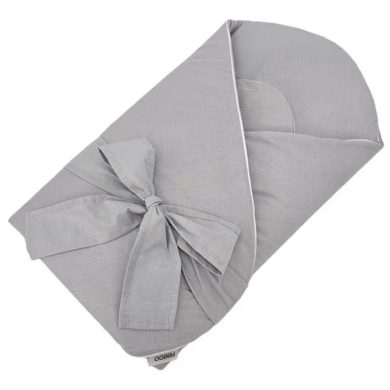 Plic pentru infasat cu fundita FEEDO Light Grey, 75x75 cm foto