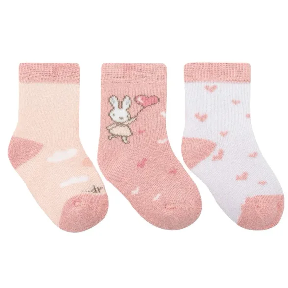 Набор из 3 пар носков термо KikkaBoo Rabbits in Love foto