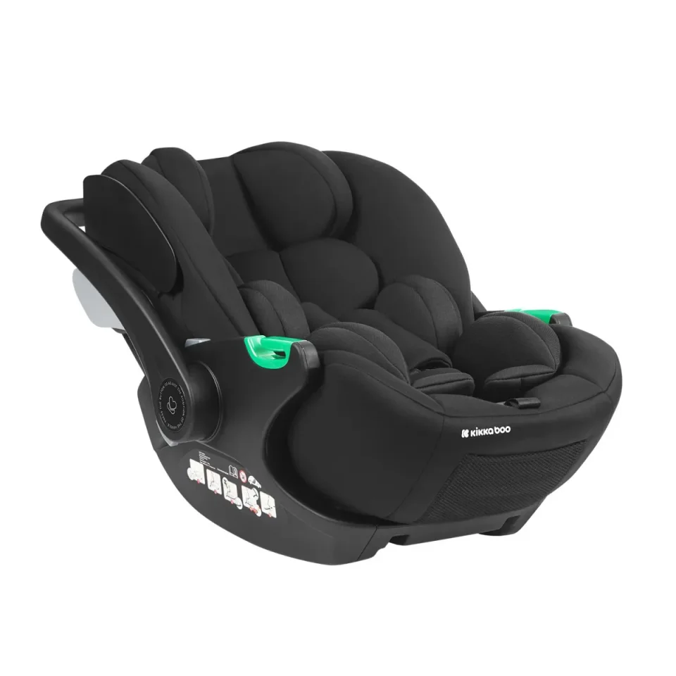Автокресло i-Size KikkaBoo i-Trail Black, 40-87 см foto