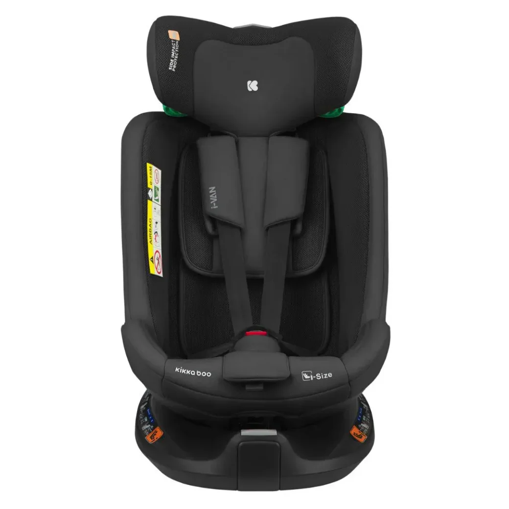 Автокресло KikkaBoo i-Van Black i-Size, 40-150 см foto