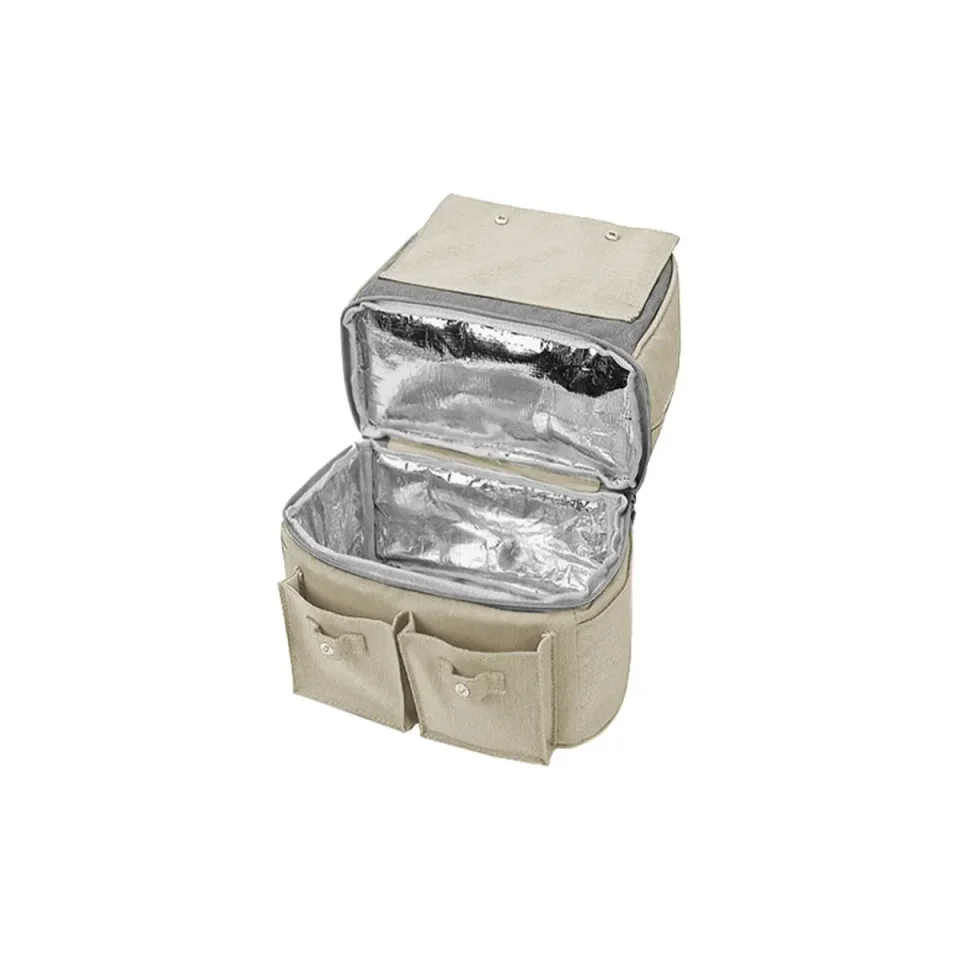 Geanta pentru mame KikkaBoo Nia Beige foto