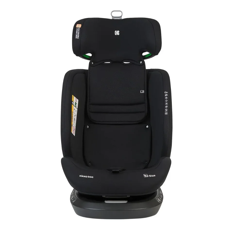 Scaun auto rotativ cu isofix KikkaBoo i-Hike Beige, 40-150 cm foto