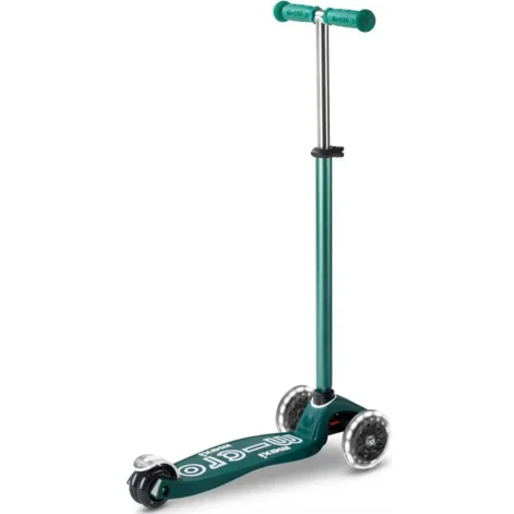Trotineta Micro Maxi Deluxe ECO LED Green foto