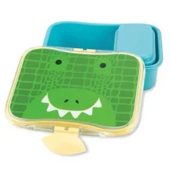 Пластиковый контейнер для бутербродов Skip Hop Zoo Крокодил foto