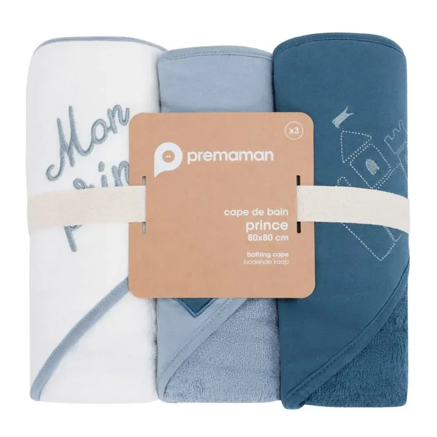 Set prosoape de baie cu gluga Premaman Prince, 3 buc. foto