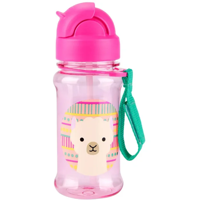 Sticluta cu pai din tritan Skip Hop Zoo Lama foto