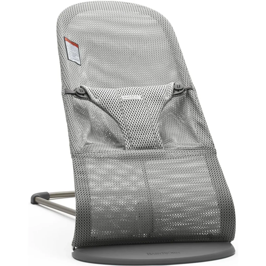 Кресло-шезлонг BabyBjorn Bliss Grey, Mesh foto