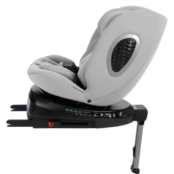 Вращающееся автокресло с изофиксом KikkaBoo i-Rove Light Grey, 40-150 см foto