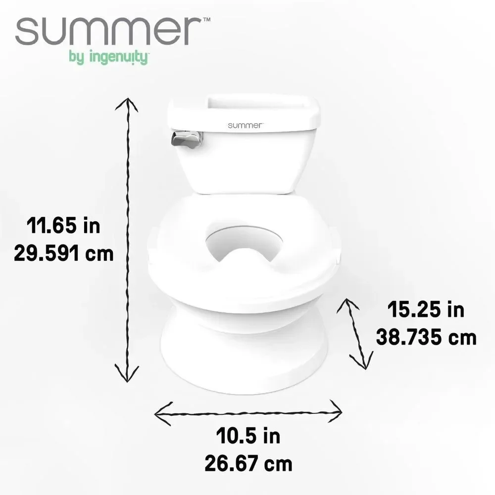 Olita cu sunete Ingenuity My Size Potty Pro Alba foto