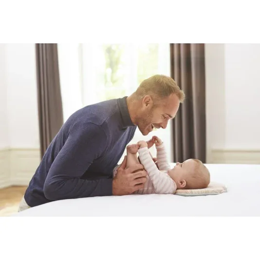 Perna ergonomica din bumbac organic Babymoov Lovenest Original Natural Care foto