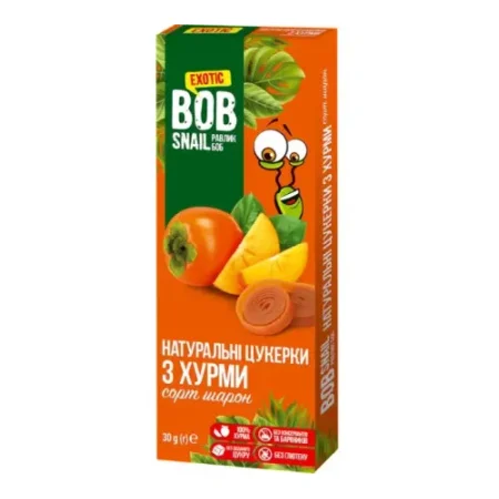 bob snail bomboane naturale "curmal japonez" (30 gr.)
