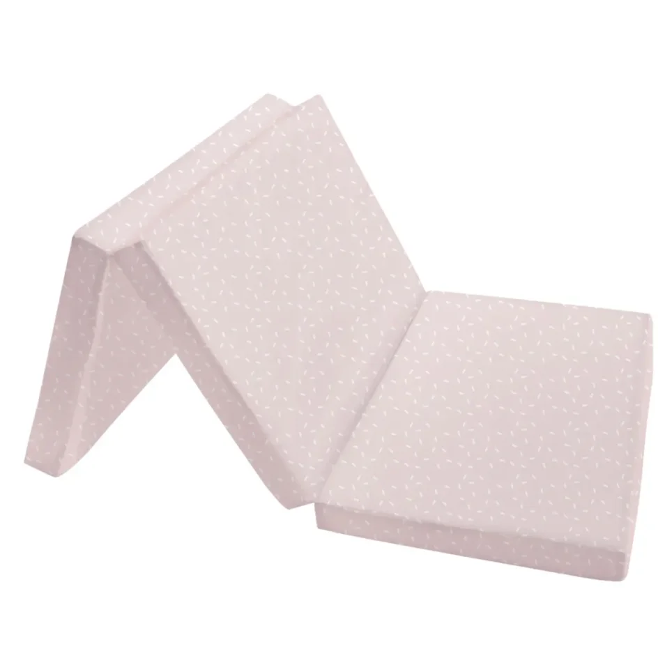 Матрас раскладной для детской кроватки KikkaBoo Confetti Pink, 120x60x5 см foto