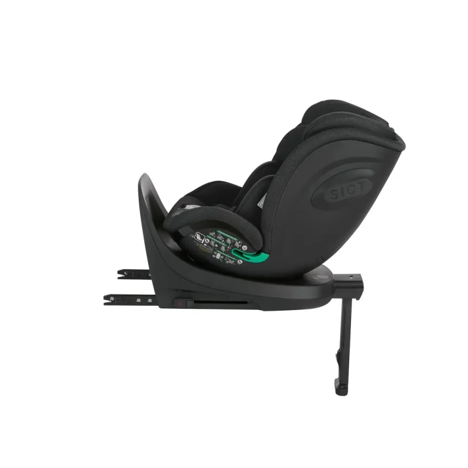 Вращающееся автокресло с изофиксом KikkaBoo i-Twist Black, 40-150 см foto