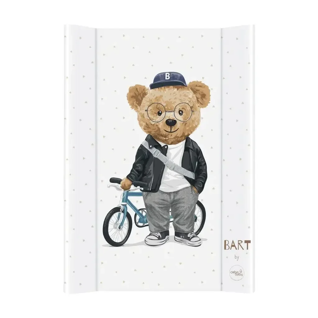 Твёрдый пеленальный коврик Ceba Baby Comfort Fluffy Puffy Bart, 70x50 см foto