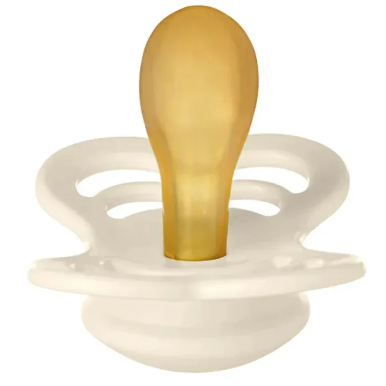 Suzeta simetrica din latex BIBS Supreme Ivory (6-36 luni) foto