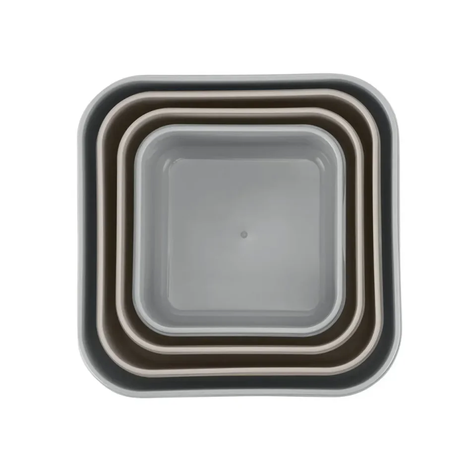 Cutii pentru pranz KikkaBoo Kitty Cat Grey, 4 buc. foto