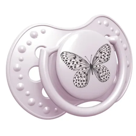 lovi 22/870girl Силиконовая динамическая пустышка botanic (3-6 м.) 2 шт.