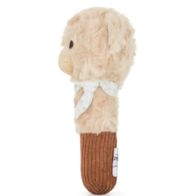 Jucarie de plus cu sunete Petite&Mars Bear Theo Light Brown foto
