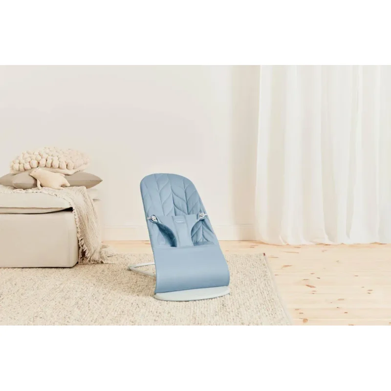 Balansoar BabyBjorn Bliss Woven Petal Quilt Blue foto