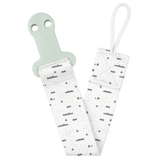 Lantisor pentru suzeta textil KikkaBoo Savanna Mint foto
