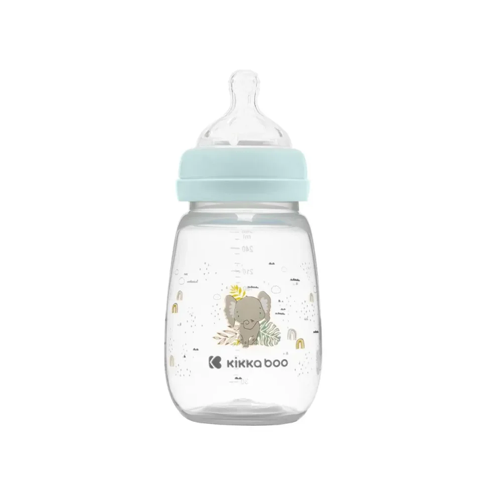 Бутылочка с широким горлышком KikkaBoo Savanna Mint, 260 мл foto