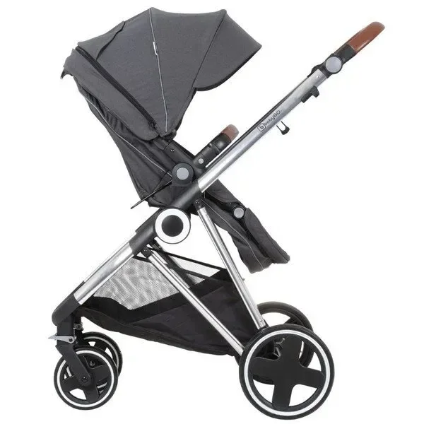Коляска 3 в 1 BabyGo Halime Gray, рама Silver foto