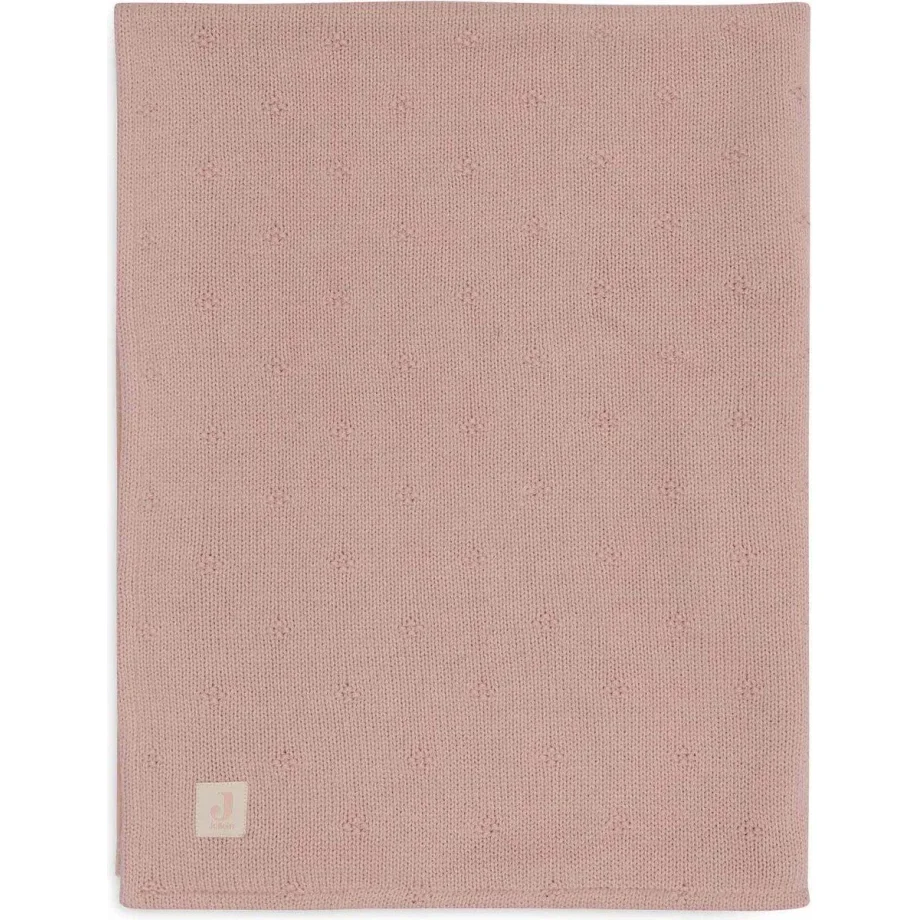 Paturica Jollein Cosy Knit Wild Rose/Velvet, 100x150 cm foto