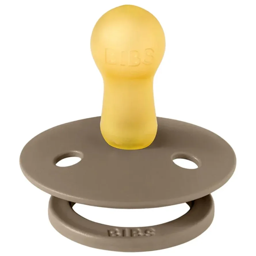 Suzeta rotunda din latex BIBS Dark Oak (6-18 luni) foto