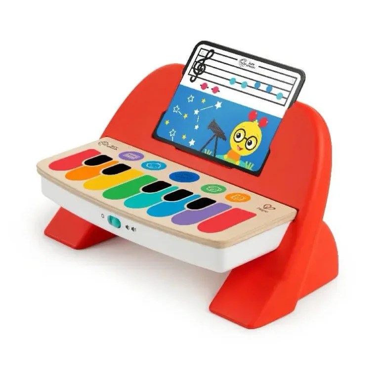 Jucarie de lemn muzicala Hape & Baby Einstein Cal's First Melodies Magic Touch Piano foto