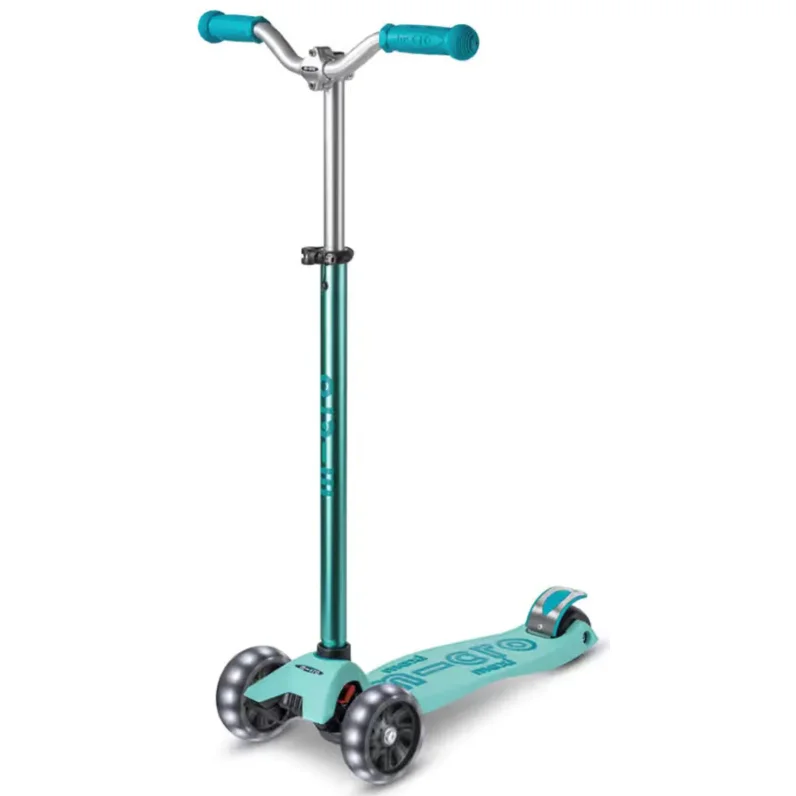 Trotineta Micro Maxi Deluxe Pro LED Vibrant Blue foto