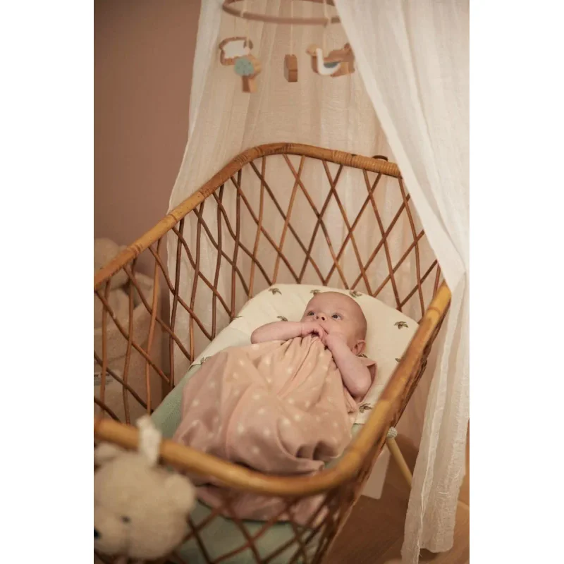 Винтажный балдахин Jollein Boho Lace Ivory, 155 см foto